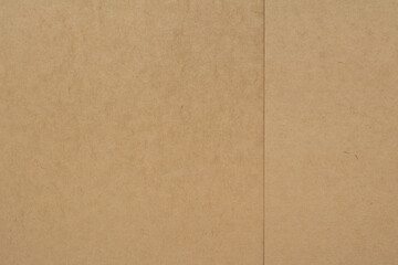 Brown paper made from kraft pulp. Natural texture, background