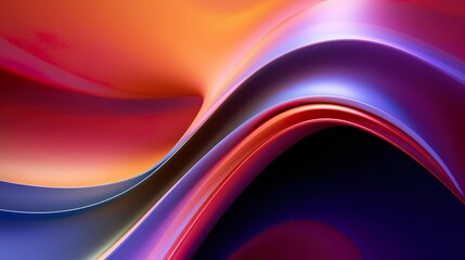 Colorful Abstract Background with Waves