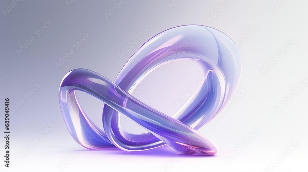 Poster 3d render of an abstract