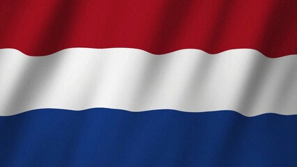 Dutch flag waving in the wind. Flag of Dutch images
