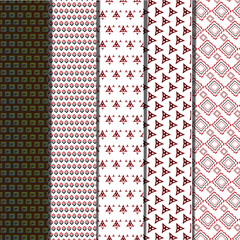 vector luxury gold and blue floral seamless pattern