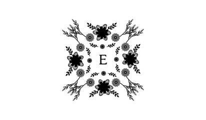 Luxury Retro Card Logo E