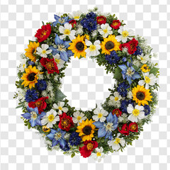 wreath of flowers