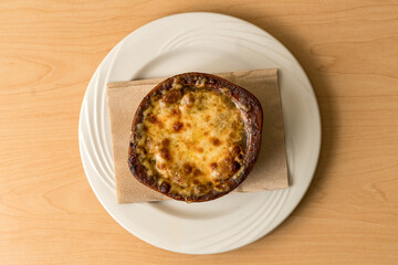 bowl of french onion soup