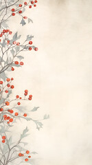 floral card background
