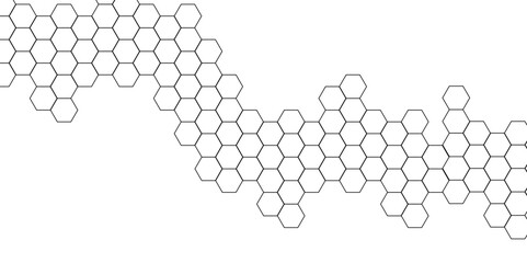 Abstract background with hexagon, modern abstract vector polygonal pattern. Futuristic abstract honeycomb technology white background. Luxury white hexagon pattern.