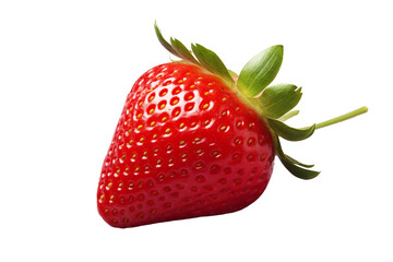 Blissful Strawberries on Clean White on a transparent background