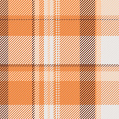 Plaid tartan check of fabric textile vector with a seamless background pattern texture.