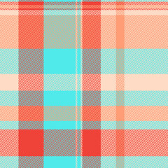 Seamless fabric texture of plaid vector pattern with a tartan background textile check.