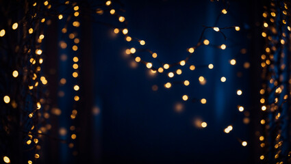 Fototapeta na wymiar christmas lights background