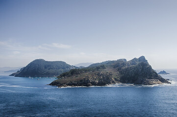 Fototapeta na wymiar Cies Islands, paradise of Vigo coast, Galicia