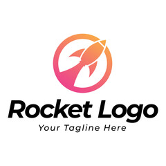 Rocket logo design icon template. Rocket Logo Designs Vector Template, Rocket Logo Symbol Icon