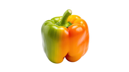 Bell pepper, isolated on transparent background PNG file.