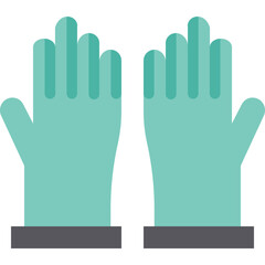 Winter gloves icon