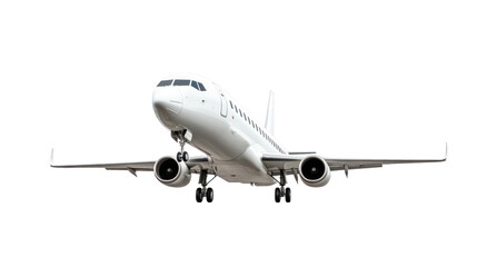 General airplane isolated on transparent background. PNG file.