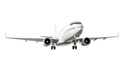 Foto op Canvas General airplane isolated on transparent background. PNG file. © venusvi