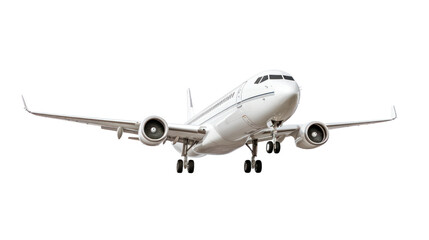 General airplane isolated on transparent background. PNG file.
