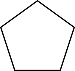 Geometric shapes. Outline geometric shapes. Outline design of border for basic geometric shapes. Basic figure for education. Vector illustration