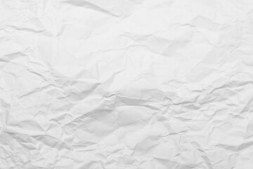 White Paper Texture background. Crumpled white paper abstract shape background with space paper recycle for text