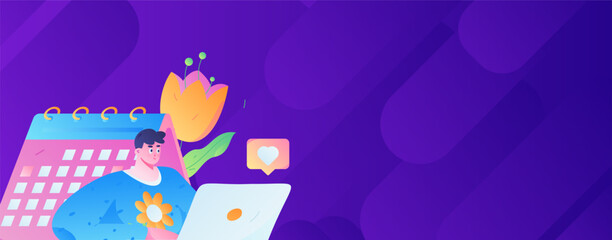 Business People Flat Vector Concept Operation Hand Drawn Illustration
