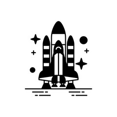 Spaceship Vector Illustration