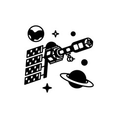 International Space Station  Vector Illustration
