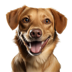 Close-Up of a Dog's Open Mouth on a transparent background PNG