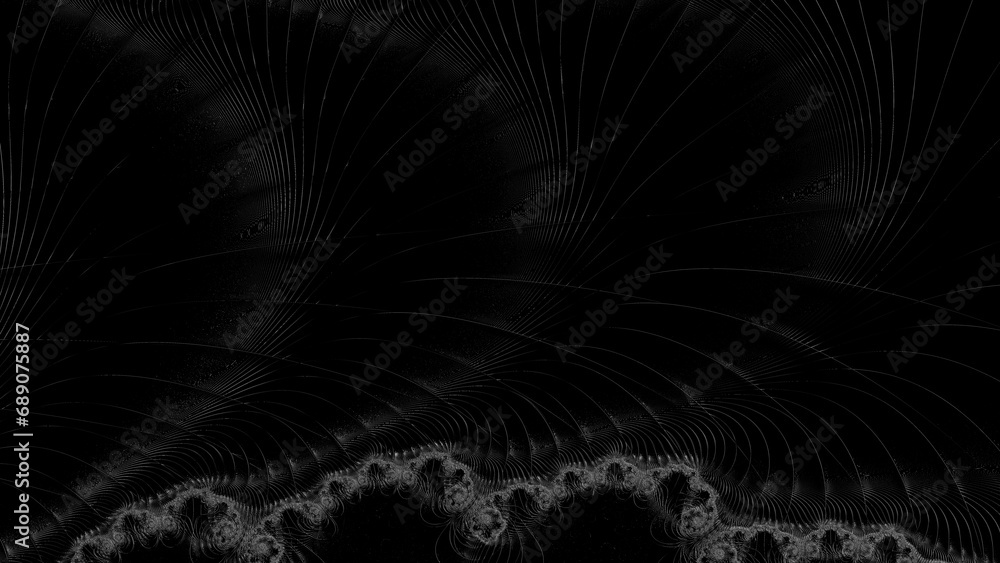 Poster a plain black blackboard empty template to add your own text with grey minimal motif