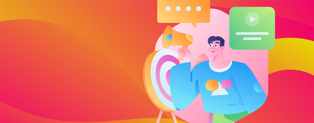 Business People Flat Vector Concept Operation Hand Drawn Illustration
