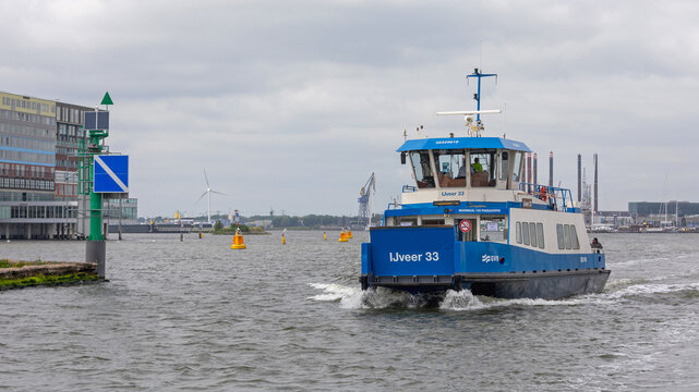 Ferryboat Amsterdam Netherlands