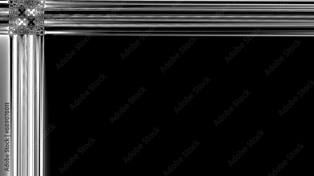 Poster a plain black blackboard empty template to add your own text with grey minimal motif