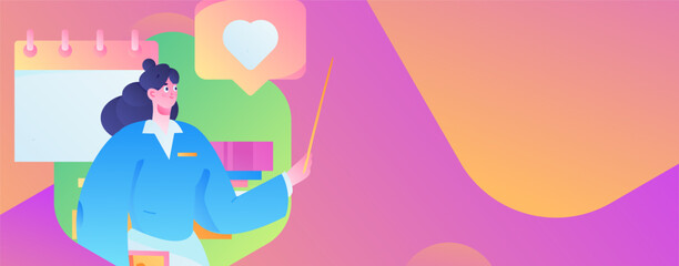 Business People Flat Vector Concept Operation Hand Drawn Illustration
