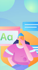 Business People Flat Vector Concept Operation Hand Drawn Illustration
