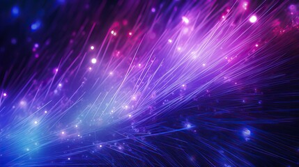 Naklejka premium Futuristic Fiber Illumination as Background