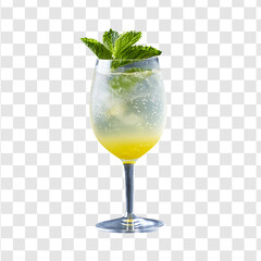 cocktail with lime