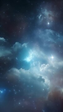 Starry Night Nebula  - Generative AI
