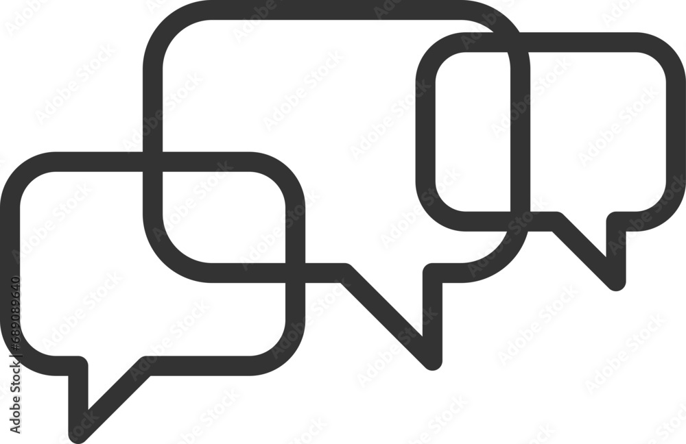 Poster talk bubble speech icon. blank empty bubbles vector design elements. chat on line symbol template. d