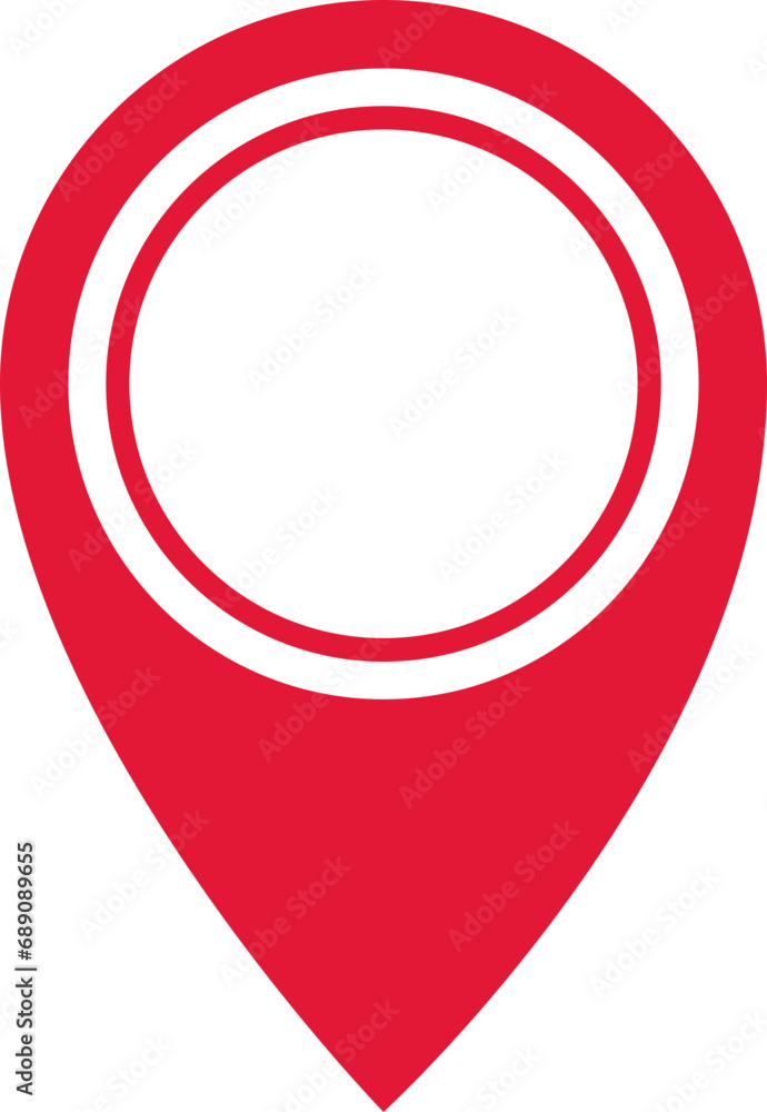 Poster map icons. marker pointer. pin location vector icon. gps navigation symbol.