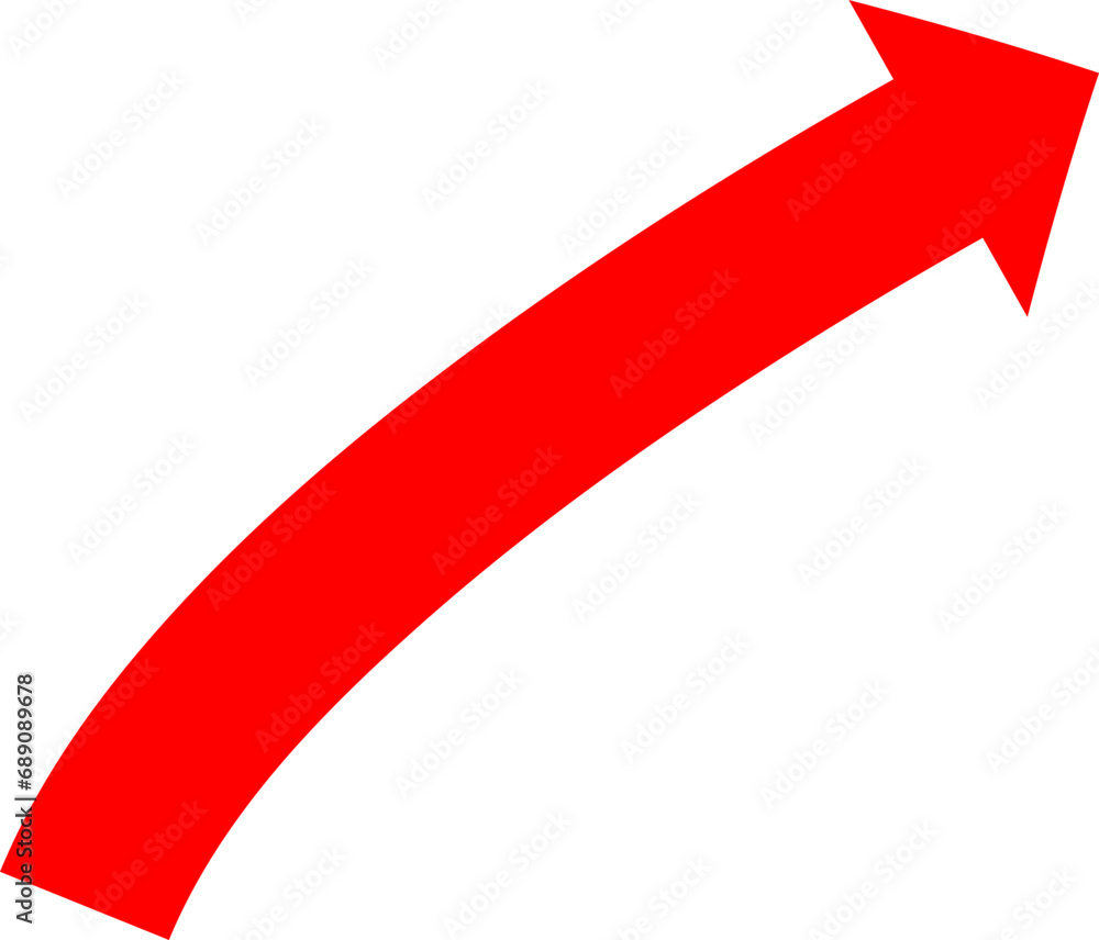 Poster red arrow icon indicating different direction. a set icons isolated on a white background for websit