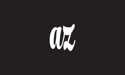 AZ, ZA , A ,Z, Abstract Letters Logo Monogram	