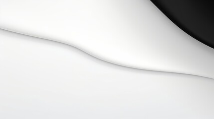 Curved Corner on Black and White Background