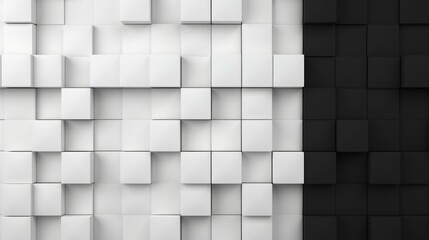 Black and White Patterned Wall