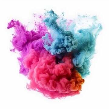 Colored Smoke in the Air