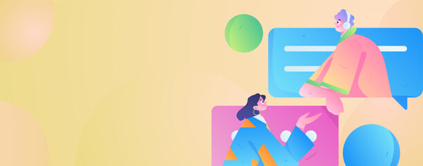 Business People Flat Vector Concept Operation Hand Drawn Illustration
