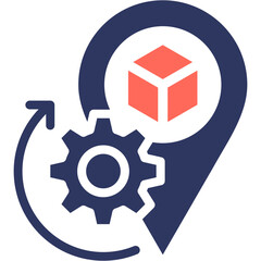 Logistic Management Icon