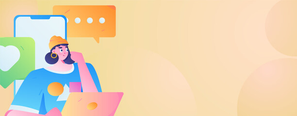 Business People Flat Vector Concept Operation Hand Drawn Illustration
