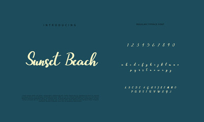 Elegant alphabet letters font and number. Classic Lettering Minimal Fashion Designs. Typography  Calligraphy modern serif fonts regular decorative vintage concept. vector illustration