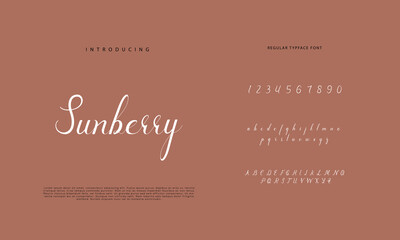 Elegant alphabet letters font and number. Classic Lettering Minimal Fashion Designs. Typography  Calligraphy modern serif fonts regular decorative vintage concept. vector illustration