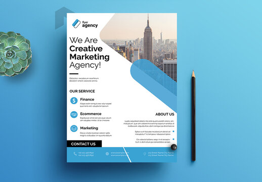 Creative Agency Flyer Layout
