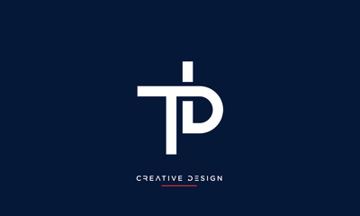 Obraz premium TB or BT Alphabet letters logo monogram